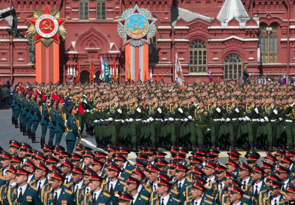 Massive Russian Parade Marks End of WWII, Showcases Military