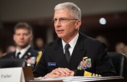 Arhiva - Komandant američke Južne komande, admiral Kreig Foler, svedoči tokom saslušanja pred potvrđivanje postavljenja u Senatu SAD, na Kapitol hilu, 7. februara 2021.