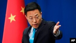 Juru bicara Kementerian Luar Negeri China Zhao Lijian 