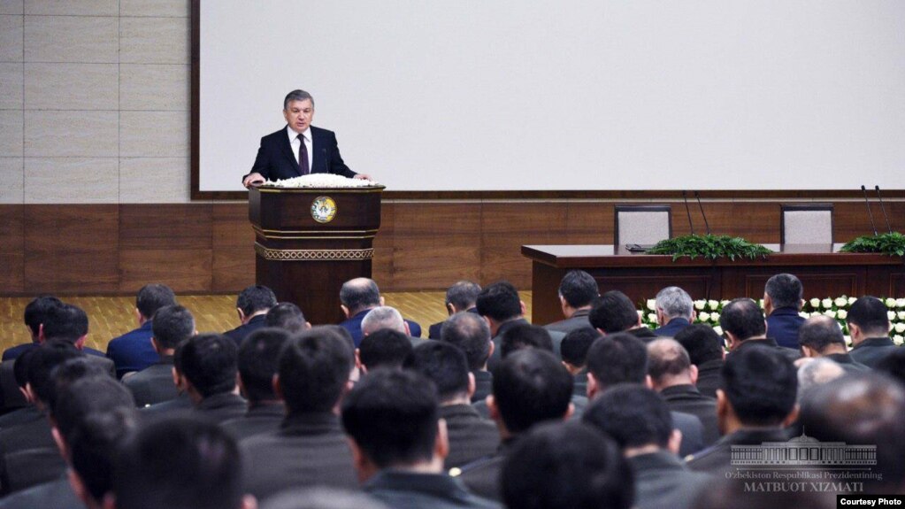 Prezident Shavkat Mirziyoyev Milliy xavfsizlik xizmati xodimlari oldida, 31-yanvar, 2018
