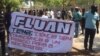 Estudantes protestam contra preço de propinas, Luanda, Angola (Foto de Arquivo)