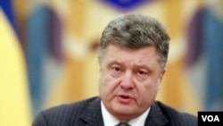 ປະທານາທິບໍດີ ຢູເຄຣນ ທ່ານ Petro Poroshenko 