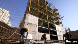 Un chantier de construction à Téhéran, en Iran, le 20 janvier 2016. 