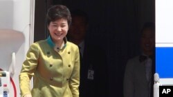 韓國總統朴槿惠展開訪問美國之行。