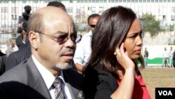 Meles Zenawi & Azeb Mesfin