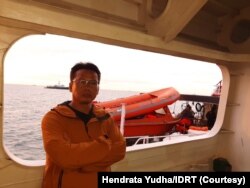 Hendrata Yudha, yang tergabung dalam Indonesia Divers Rescue Team IDRT, organisasi komunitas penyelam yang anggotanya berasal dari berbagai profesi. (Foto: Courtesy)