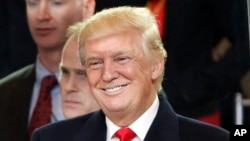 Le président Donald Trump à Washington, 20 janvier 2017.