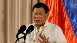တော်လှန်ရေးအစိုးရ ဖွဲ့စည်းဖို့ ဖိလစ်ပိုင်သမ္မတ ဒူတာတေး ခြိမ်းခြောက်