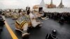 Elephants Kneel to Pay Respect to Late Thai King Bhumibol
