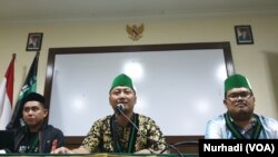 PB HMI juga mengkritisi kondisi terkini dengan sejumlah tuntutan. (Foto:VOA/ Nurhadi)