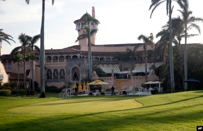 FILE - President Donald Trump's Mar-a-Lago resort is seen in Palm Beach, Fla.