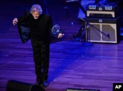 Rodney Crowell accepts the The ASCAP Founders Award during the 55th Annual ASCAP Country Music Awards at the Ryman Auditorium, Nov. 6, 2017, in Nashville, Tennessee.