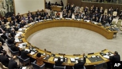 Le Conseil de sécurité de l'ONU, le 15 décembre 2015.
