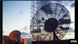 Satelitske antene Glasa Amerike, u Vašingtonu