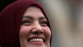 Yasmin Ullah, activist for human rights, is pictured outside the International Court of Justice (ICJ), after the ruling in a case filed by Gambia against Myanmar alleging genocide against the minority Muslim Rohingya population, in The Hague, Netherlands