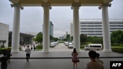 资料照：华为在深圳总部被称为“白宫”的建筑。（2019年5月29日）