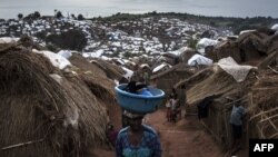 Un camp de déplacés internes, à Kalemie, le 20 mars 2018.