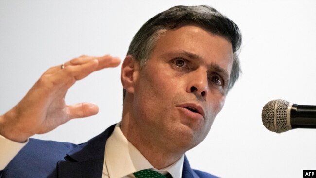 El dirigente opositor venezolano, Leopoldo López. 