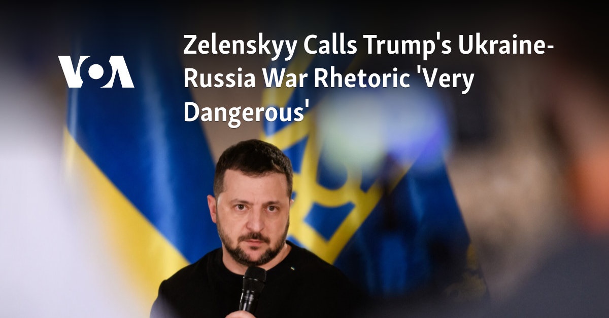 Zelenskyy Says He Is Fearful of Second Trump Presidency