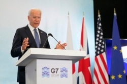Joe Biden za vrijeme sastanka lidera zemalja G-7.