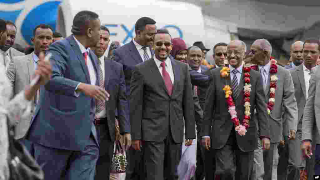 የኤርትራ ልዑካን ቡድን በአዲስ አበባ
