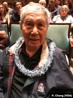 World War II veteran Ted Tsukiyama was honored at the world premiere of "Go For Broke” at the Hawaii International Film Festival. One of the characters in the film is based on his life.