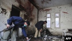 Поліцейське відділення в Пешаварі після атаки екстремістів