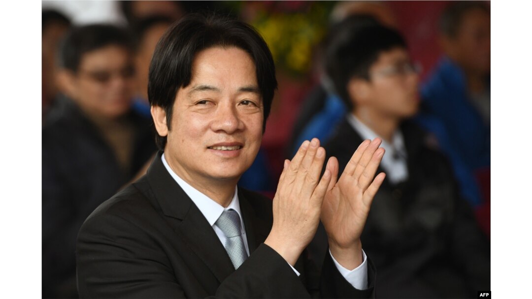 台湾前行政院长赖清德(2018年4月17日资料照片)