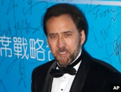 El actor Nicholas Cage en los Premios Macau Huading, en Macao, China. 7-10-13.