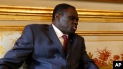 Michel Kafando, le president de la transition au Burkina