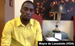 Edmar Nhaga - coordenador da Liga dos Direitos Humanos sector de Bissau.