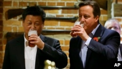 While they enjoyed a beer at a pub, Britain's Prime Minister David Cameron and Chinese President Xi Jinping may not be so friendly anymore.