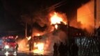 Tư liệu: Một đám cháy bùng phát tại ột nhà máy ở ở Đào Viên, Đài Loan ngày 14/12/2017, giết chết 6 lao động Việt Nam. (Photo Focus Taiwan)