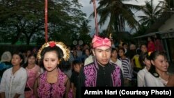 Upacara perkawinan anak di Indonesia (foto: ilustrasi). 