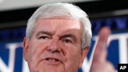 Newt Gingrich ေတာင္ကယ္႐ိုလိုင္းနားမွာ အႏိုင္ရ