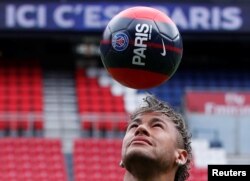 Neymar à Paris, le 4 août 2017.