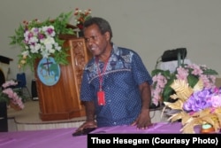 Theo Hesegem, aktivis HAM Pegunungan Tengah Papua. (Foto: Dokumen Pribadi)