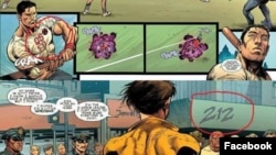Karya Ardian Syah yang dianggap kontroversial karena menyisipkan beberapa pesan dalam Komik Marvel terbaru “X-Men : Gold #1” (Sumber: Facebook Ardian Syah/Arham Rasyid)