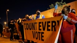 ကန်ရွေးကောက်ပွဲ အရေးကြီးပြည်နယ် ၂ ခု မဲရေတွက်မှုအခြေအနေ