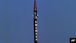 Phi đạn Shaheen-1 của Pakistan (ảnh năm 2009)