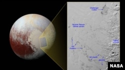 Hills of water ice on Pluto ‘float’ in a sea of frozen nitrogen and move over time like icebergs in Earth’s Arctic Ocean—another example of Pluto’s fascinating geological activity.