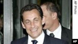 Le président français Nicolas Sarkozy
