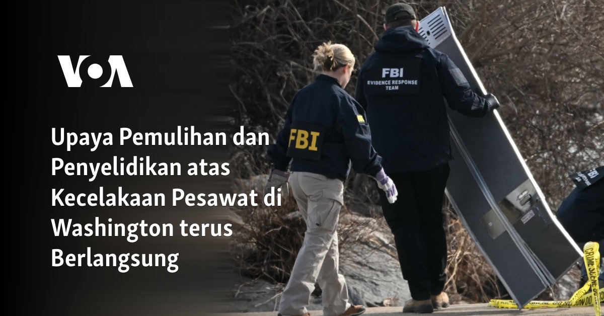 Upaya Pemulihan dan Penyelidikan atas Kecelakaan Pesawat di Washington terus Berlangsung