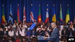 رئیس جمهور امریکا در نشست رهبران افریقایی