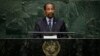 Lesotho's Foreign Minister Mohlabi Kenneth Tsekoa addresses the 69th session of the United Nations General Assembly at U.N. headquarters in New York, Sept. 29, 2014.