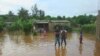 Chuvas em Xai-Xai deixam casas alagadas. Gaza, Moçambique, Abril 2019