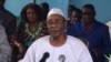 Mahamat Ahmat Al-Habo, coordinateur de Front de l'opposition nouvelle pour l'alternance et le changement (Fonac) lors d’une conférence de presse à N’Djamena, 31 mars 2018. (VOA/ André Kodmadjingar)