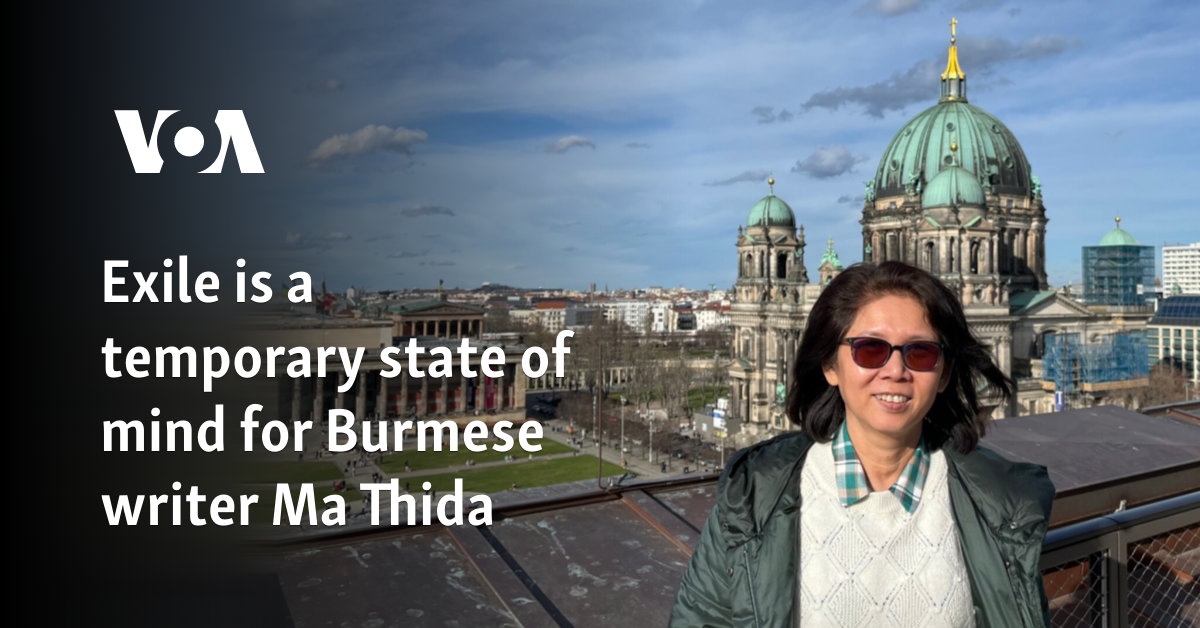 Exile is a temporary state of mind for Burmese writer Ma Thida