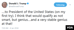 Trump tweet