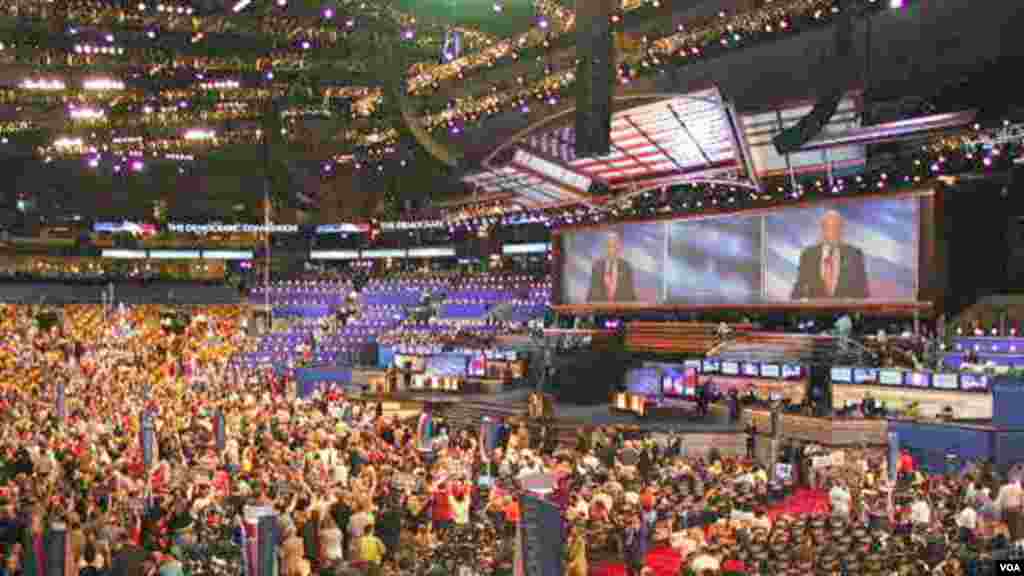 Une vue de la Convention 2012 du Parti démocrate